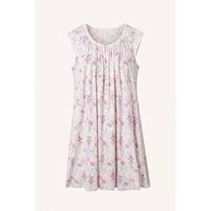 Miss Elaine Floral Nightgown Cotton Blend 2X Sleeveless NWT